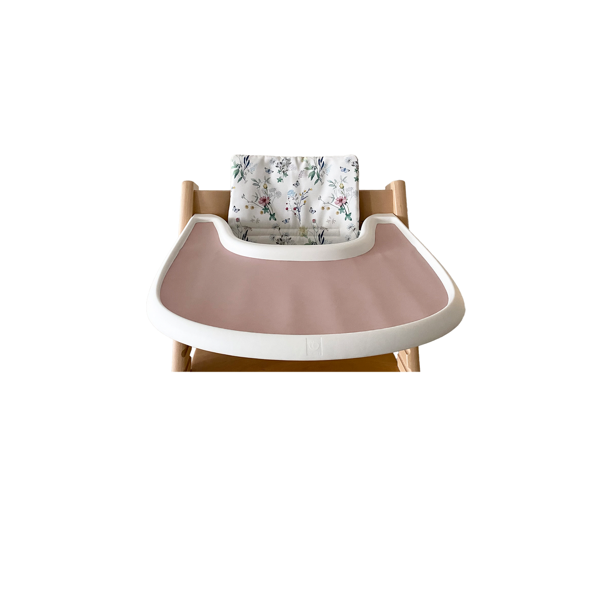 Silicone Placemat for Stokke Tripp Trapp Chair & Tray Dusty Rose Lilac Bubs Playground