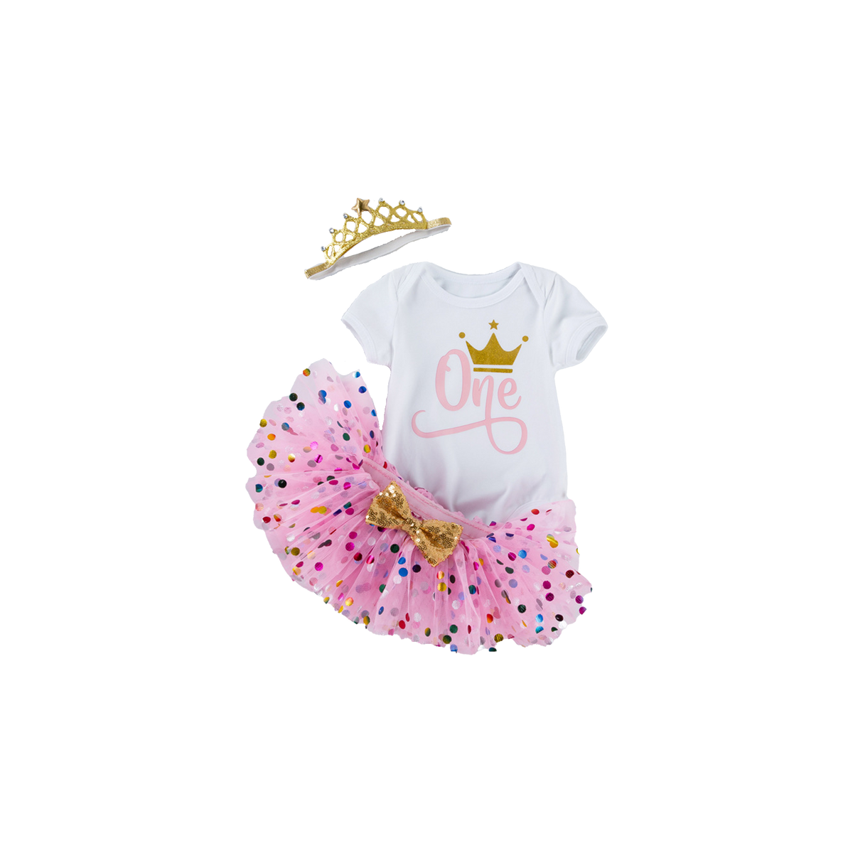 Baby first 2025 birthday tutu dress