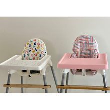 Load image into Gallery viewer, Bamboo adjustable highchair footrest - in stock and ready to be shipped! Fits IKEA Antilop Highchair, Kmart Prandium High Low Chair, Target Snacka Highchair, Big W Uno Highchair & similar highchairs