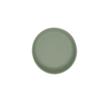Load image into Gallery viewer, Bubs Playground silicone suction plate with non divided sections for baby & toddlers starting solids & BLW in Forest Green