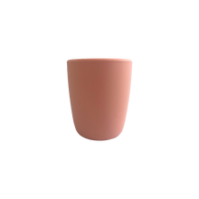 Load image into Gallery viewer, Silicone Cup in Sunrise Pink from Bubs Playground and Bubs Eats