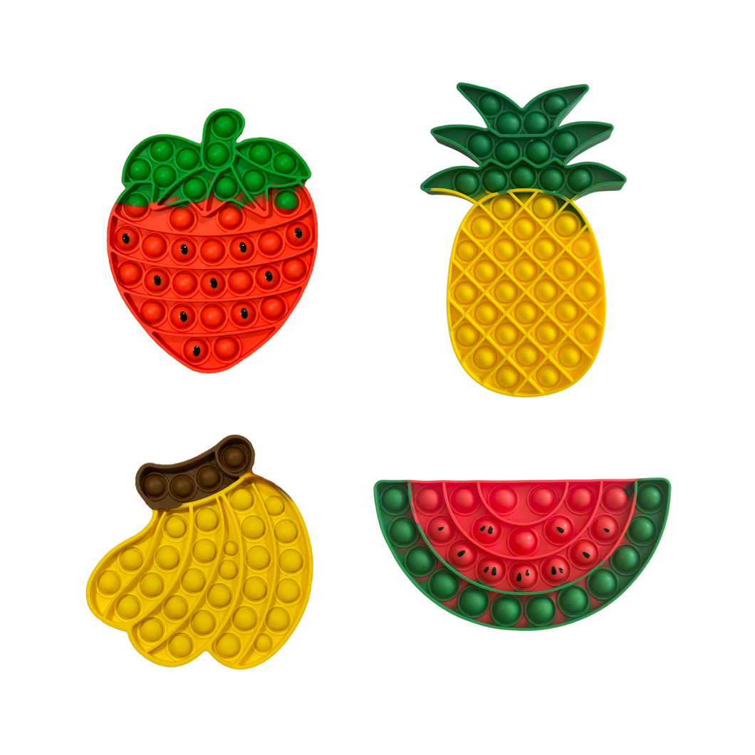 Bubble Pop It Sensory Fidget: Fruit Set