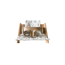 Load image into Gallery viewer, Bubs Playground&#39;s cushion for Stokke Tripp Trapp Chair in Blooming Florals design
