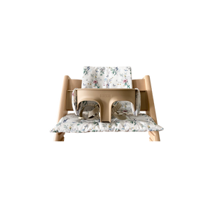 Bubs Playground's cushion for Stokke Tripp Trapp Chair in Blooming Florals design