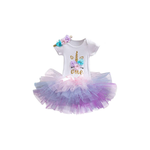 Baby girl 1st birthday unicorn outfit online