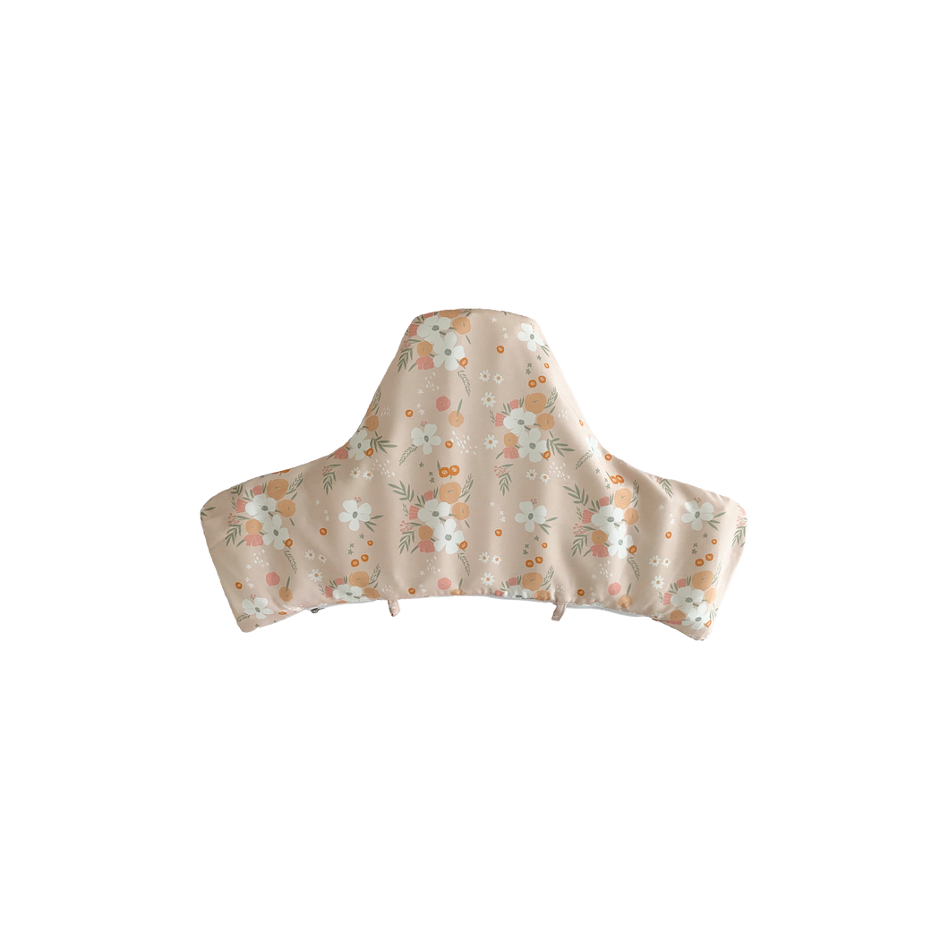 Bubs Playground exclusive design highchair cushion cover for IKEA Antilop Highchair supporting cushion in Apricot Florals