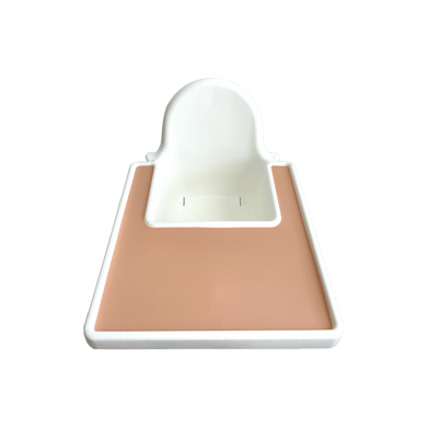 Silicone Placemat for IKEA Antilop Highchair in Apricot Sand from Bubs Playground and Bubs Eats