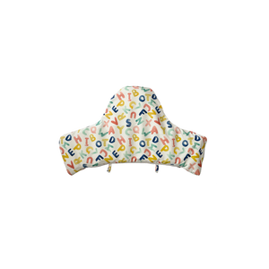 Bubs Playground exclusive design highchair cushion cover for IKEA Antilop Highchair supporting cushion in Capital Alphabet Letters