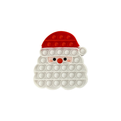 Bubs Playground Christmas Santa Claus with hat & beard bubble pop it sensory fidget toy