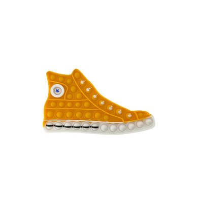 Bubs Playground yellow Converse high top sneaker shoe bubble pop it sensory fidget toy