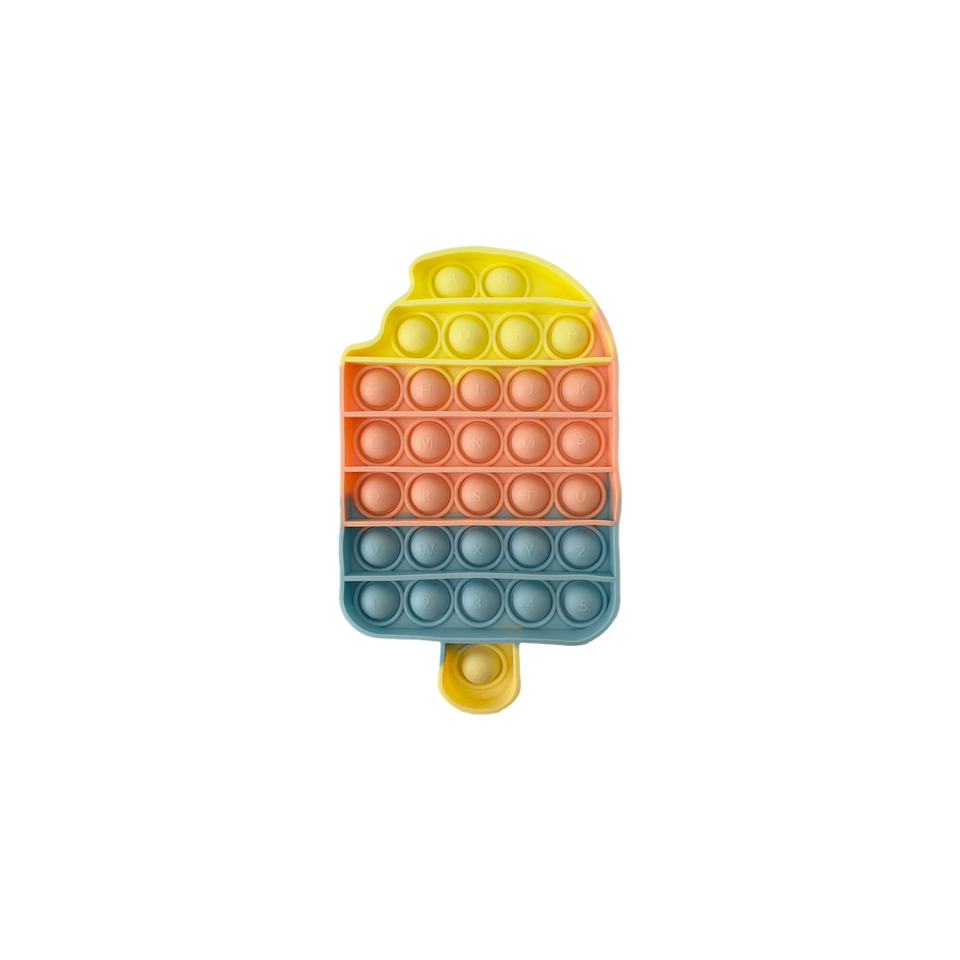 Bubs Playground ice cream stick paddle pop rainbow bubble pop it sensory fidget toy