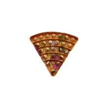 Load image into Gallery viewer, Bubs Playground pizza various types colours bubble pop it sensory fidget toy purple salami
