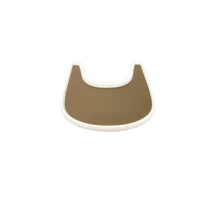 Bubs Playground Silicone Placemat for Stokke Tripp Trapp Chair in Coffee Latte